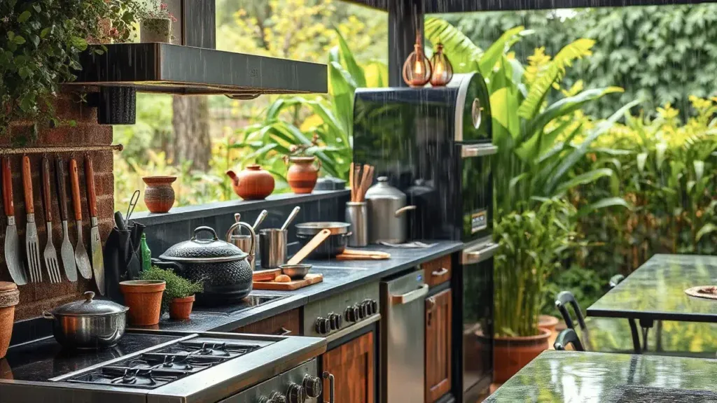 Making Your Outdoor Kitchen Weatherproof and Long-Lasting - Decor Angle